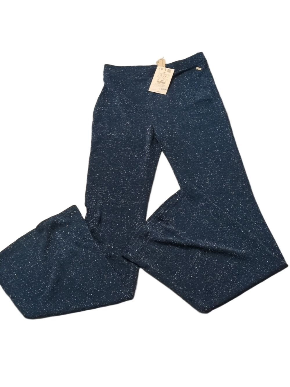 Pacific Republic by pull & bear blue glitter pants size medium